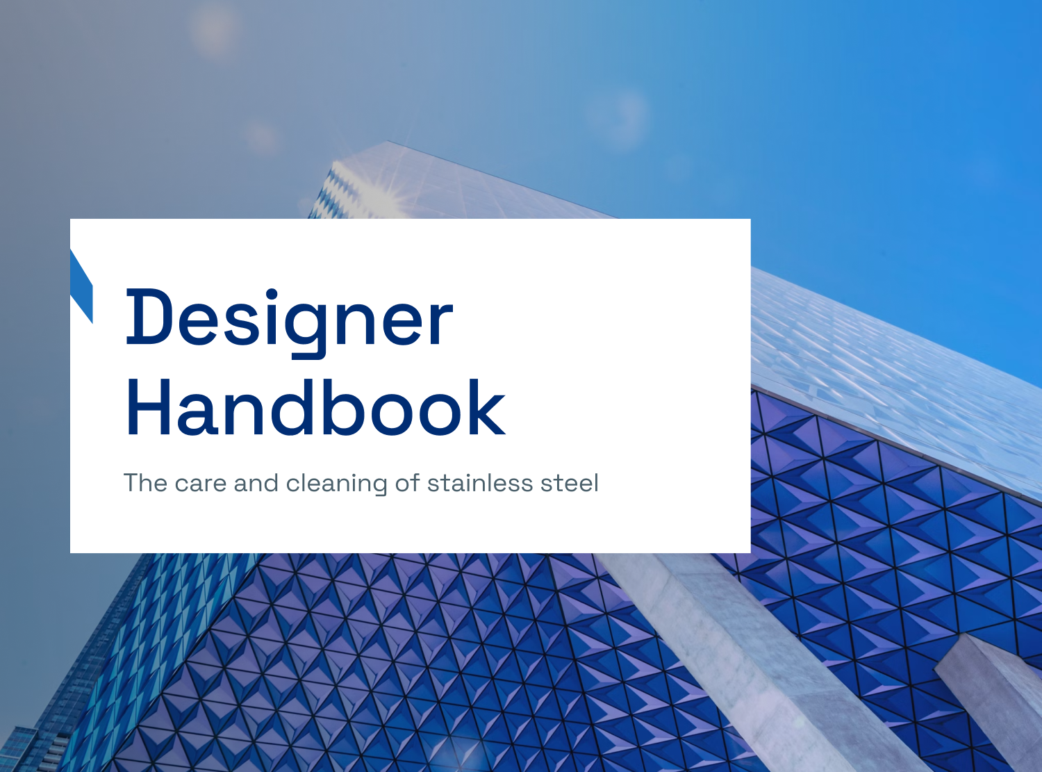 Cleaning Stainless Steel