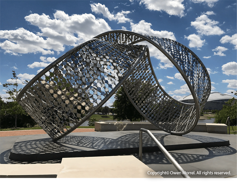 Mirror Metals products utilized in sculptural applications