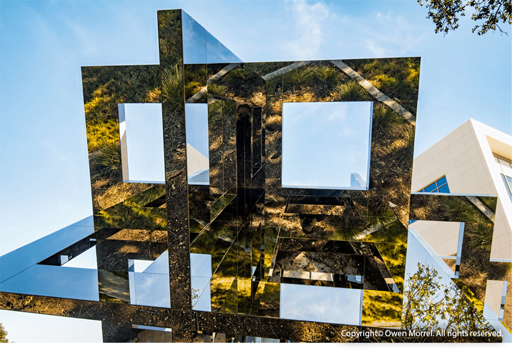 Mirror Metals products utilized in sculptural applications