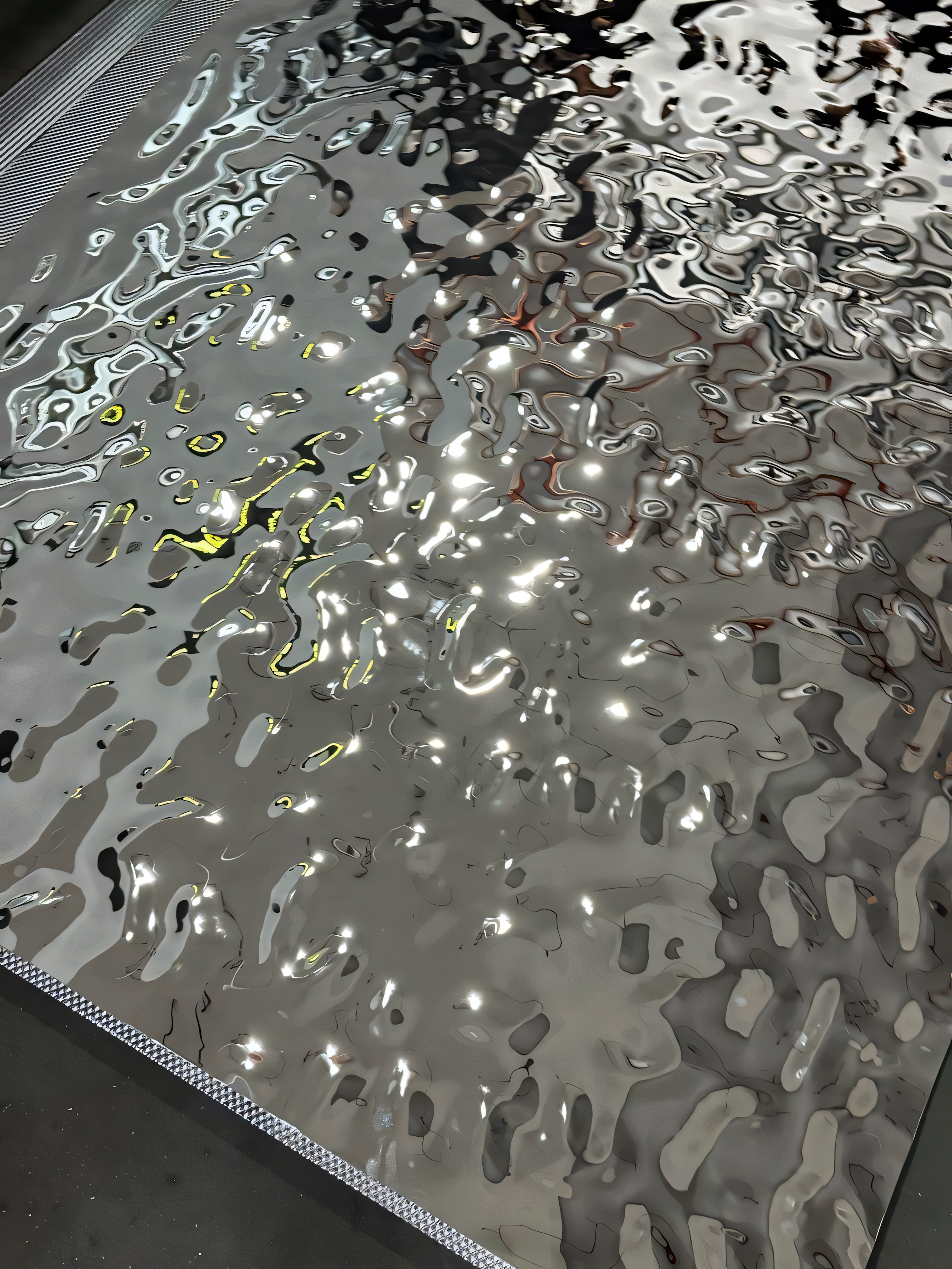 Ripple from Mirror Metals as a sheet