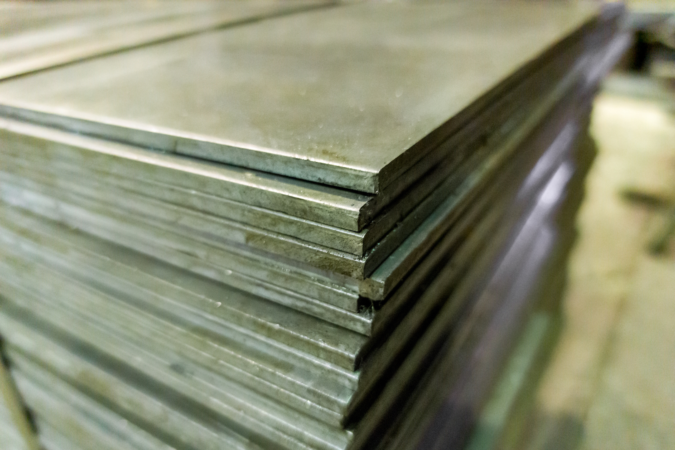 HRAP from Mirror Metals stacked for shipping and storage